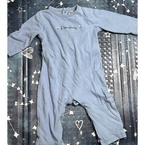 Baby Blue Long Sleeve I Love Mommy Sleeper 6-9 Months